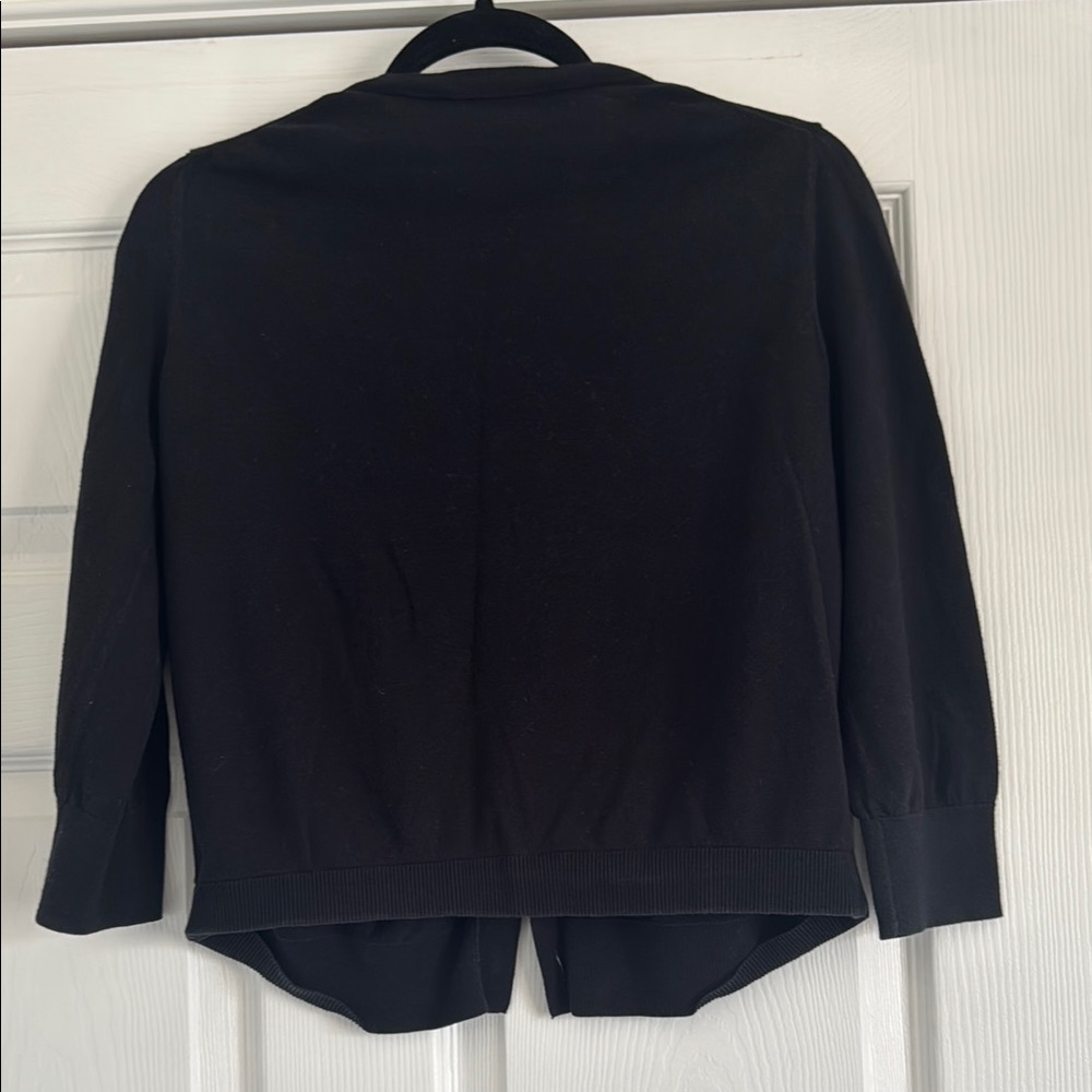 Black Button-Up Cardigan - Picture 4 of 4